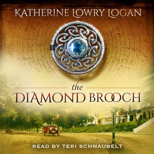 Audiobook cover for Audiobook cover: The Diamond Brooch by Katherine Lowry Logan